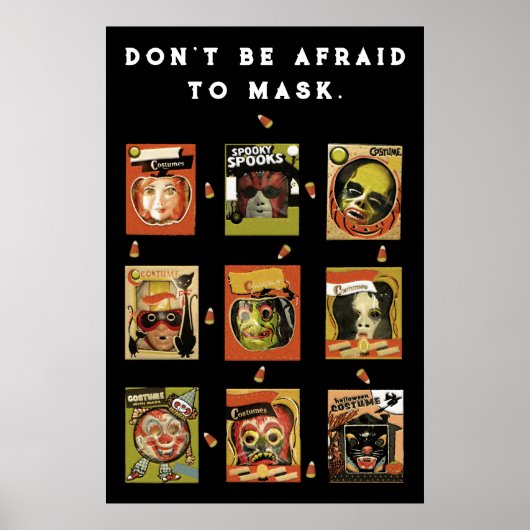 Lustiges Halloween Poster (Vorne)