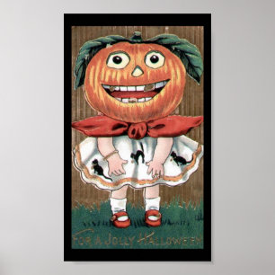 Lustiges Halloween Poster