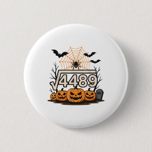 Lustiges Halloween Quadratwurzel 4489 67 Meme Math Button