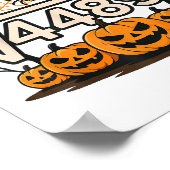 Lustiges Halloween Quadratwurzel 4489 67 Meme Math Poster (Ecke)