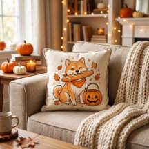 Lustiges Halloween-Shiba-Inu-Hund-Baguette-Brot-Ki