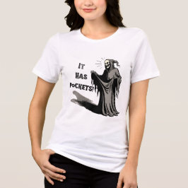 Lustiges Halloween-Shirt, es hat Taschen Sensenman Tri-Blend Shirt