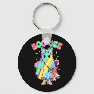 Lustiges Halloween-Shirt Süßer Boo-JEE Regenbogen- Schlüsselanhänger