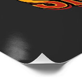 Lustiges Halloween-Skelett-Bier-Zerbrochen-Design_ Poster (Ecke)
