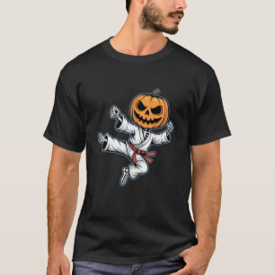 Lustiges Halloween-Skelett Karate-Liebhaber Hallow T-Shirt
