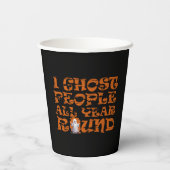 lustiges halloween Sprichwort Pappbecher (Rückseite)