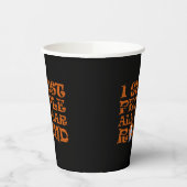 lustiges halloween Sprichwort Pappbecher (Links)