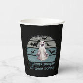 lustiges halloween Sprichwort Pappbecher (Rückseite)