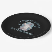 lustiges halloween Sprichwort Pappteller (Schrägansicht)