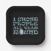 lustiges halloween Sprichwort Pappteller (Vorderseite)