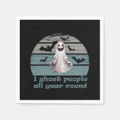 lustiges halloween Sprichwort Serviette (Vorderseite)