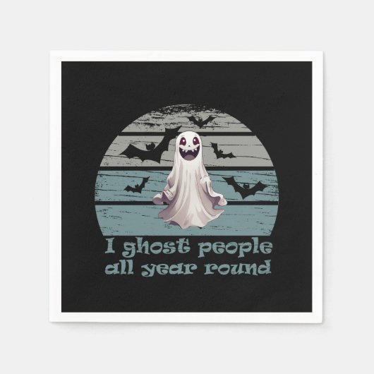 lustiges halloween Sprichwort Serviette (Vorderseite)