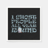 lustiges halloween Sprichwort Serviette (Vorderseite)