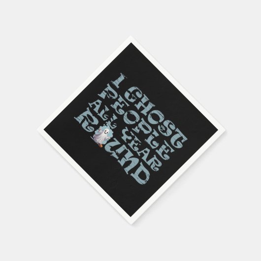 lustiges halloween Sprichwort Serviette (Ecke)