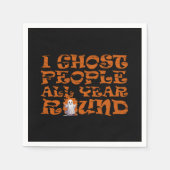 lustiges halloween Sprichwort Serviette (Vorderseite)