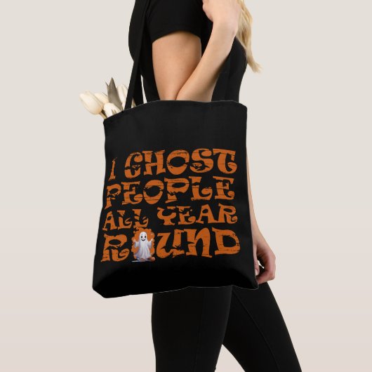 lustiges halloween Sprichwort Tasche (Von Nahem)