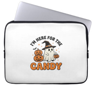 Lustiges Halloween Süßigkeiten Geist Kürbis Vintag Laptopschutzhülle