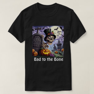 Lustiges Halloween-T-Shirt 'Skelett ist böse bis a T-Shirt