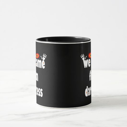 Lustiges Halloween Tasse (Zentrum)
