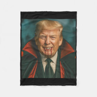 Lustiges Halloween Trump  Fleecedecke