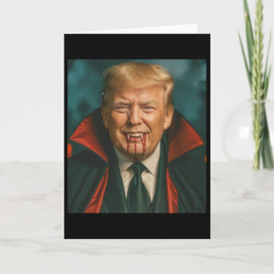 Lustiges Halloween Trump Karte