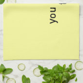 Lustiges Haltungs-Huhn Handtuch (Gefaltet)