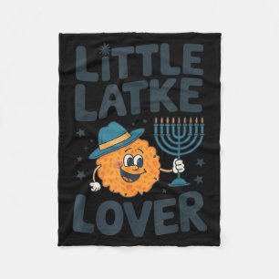 Lustiges Hanukkah Kleines Latke Jüdische Familie K Fleecedecke