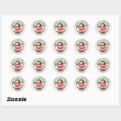 Lustiges Happy Birthday Foto Sticker (Blatt)