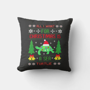 Lustiges Hässliches Alles Was Ich Zu Weihnachten W Kissen