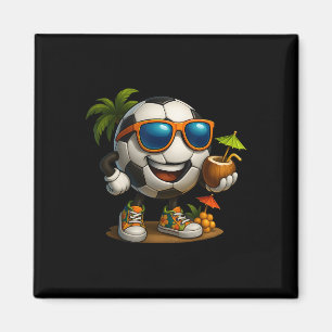 Lustiges Hawaii Fußball Ll Hawaiianischer Tropisch Magnet