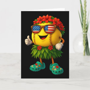 Lustiges Hawaii Softll Ll Hawaiianischer Tropische Karte