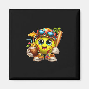 Lustiges Hawaii Softll Ll Hawaiianischer Tropische Magnet