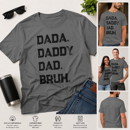 Lustiges Hemd-PAPA DADA BRUCH T-Shirt