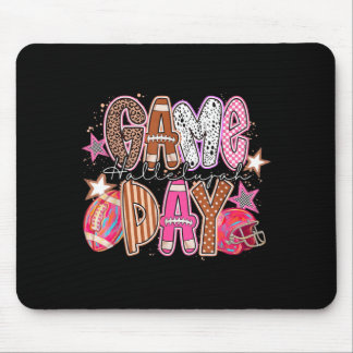 Lustiges Herbst-Football-Spiel-Tag Hallelujah Touc Mousepad
