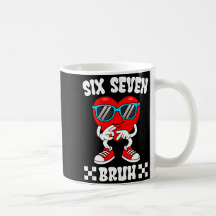 Lustiges Herz 67 Bruh Valentinstag Six Seven Meme  Kaffeetasse