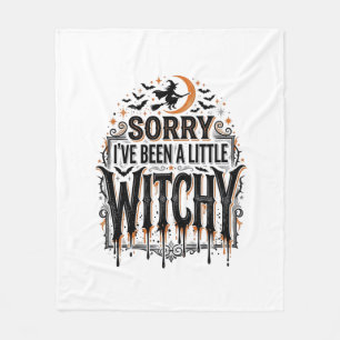 Lustiges Hexen-Halloween-Vintage-Gravur-Shirt-Desi Fleecedecke