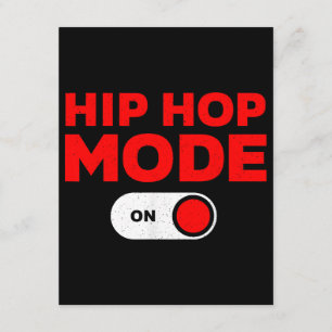 Lustiges Hip-Hop-Design für Männer Frauen 90er Hip Begleitkarte