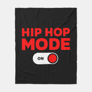 Lustiges Hip-Hop-Design für Männer Frauen 90er Hip Fleecedecke