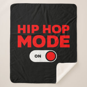 Lustiges Hip-Hop-Design für Männer Frauen 90er Hip Sherpadecke