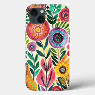 Lustiges Hippie-Blumenmuster Case-Mate iPhone Hülle