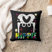 Lustiges Hippie-Shirt für angesagte Kissen (Decke)