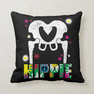 Lustiges Hippie-Shirt für angesagte Kissen