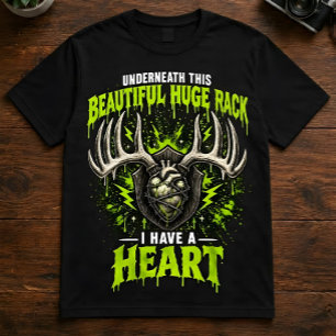 Lustiges Hirschgeweih Riesiges Gestell Sarkastisch T-Shirt