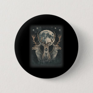 Lustiges Hirschjagd-Jäger-Shirt Button