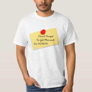lustiges Hochzeitst-shirt, Bräutigam, Braut, T-Shirt