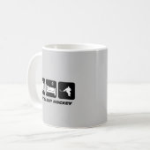 Lustiges Hockey Kaffeetasse (Vorderseite Links)