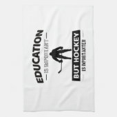 Lustiges Hockey Küchentuch (Vertikal)