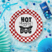 lustiges Hot Dog Grill Party Pappteller (Party)