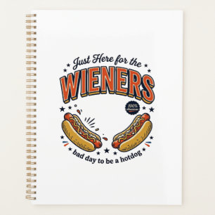 Lustiges Hot Dog Wiener Vintage-Shirt-Design_1 Planer