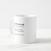 Lustiges HR-Definitionsgeschenk Kaffeetasse (Vorderseite Links)